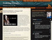 Tablet Screenshot of ponderingprinciples.com